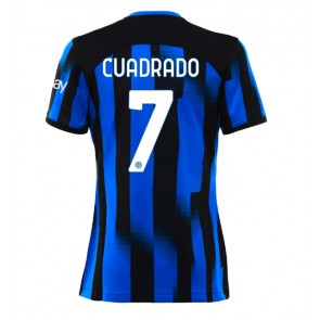 Maillot de foot Inter Milan Juan Cuadrado #7 Domicile Femmes 2023-24 Manches Courte